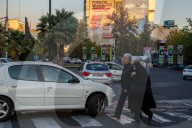 Tehran billboards boasting of Iran's military capabilities