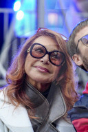 Julie Pietri à l'occasion de la 12ème édition du festival solidaire Soupe en Scène, mené par le chef Fabrice Bonnot au profit de l'association Notre Dame des Sans Abri sur la place de la République à Lyon