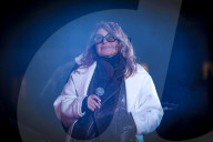 Julie Pietri à l'occasion de la 12ème édition du festival solidaire Soupe en Scène, mené par le chef Fabrice Bonnot au profit de l'association Notre Dame des Sans Abri sur la place de la République à Lyon
