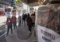 Striking workers outnumber San Fran shoppers on sleepy Black Friday