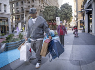 Striking workers outnumber San Fran shoppers on sleepy Black Friday