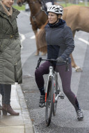 Zara Tindall takes part in charity cycle ride