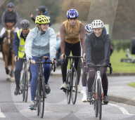 Zara Tindall takes part in charity cycle ride