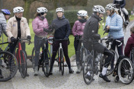 Zara Tindall takes part in charity cycle ride