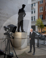 Guests arrive for Sunday with Laura Kuenssberg at the BBC, Broadcasting House, London, UK.