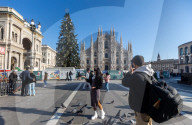 Milano - Albero di Natale in PIazza del Duomo