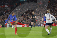 Women's international friendly between England and the USA at Wembley Stadium, London, UK.