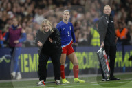 Women's international friendly between England and the USA at Wembley Stadium, London, UK.