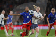 Women's international friendly between England and the USA at Wembley Stadium, London, UK.