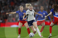 Women's international friendly between England and the USA at Wembley Stadium, London, UK.