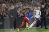 Women's international friendly between England and the USA at Wembley Stadium, London, UK.