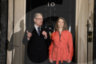 Prime Minister Keir Starmer turns on Christmas lights