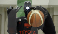 Robot throws 22.55 metre basketball hoop