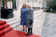 Camilla and Madame Macron attend Entente Litteraire Prize Award Ceremony