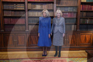 Camilla and Madame Macron attend Entente Litteraire Prize Award Ceremony