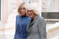 Camilla and Madame Macron attend Entente Litteraire Prize Award Ceremony