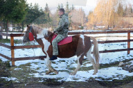 Hutsul ponies help with rehabilitation of Ukrainian military