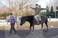 Hutsul ponies help with rehabilitation of Ukrainian military
