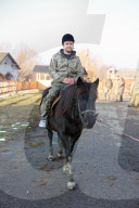 Hutsul ponies help with rehabilitation of Ukrainian military