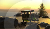 Tiny mobile home - pulled by trike