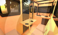 Tiny mobile home - pulled by trike