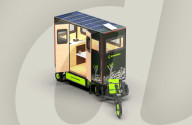 Tiny mobile home - pulled by trike