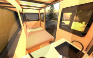 Tiny mobile home - pulled by trike