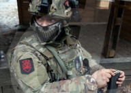 Military drill in Kyiv region