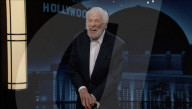Dick van Dyke (Mary Poppins) et le chanteur de Coldplay, Chris Martin sur le plateau de l'émission "Jimmy Kimmel Live!" à Los Angeles