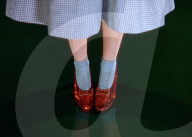Judy Garland Wizard of Oz ruby slippers for sale