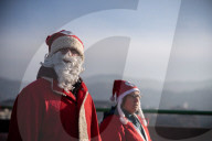 Raduno dei Babbi Natale 2024 a Torino