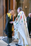 Messe de consécration du mobilier liturgique de la cathédrale Notre-Dame de Paris, en présence de personnalités, à l'occasion de sa réouverture après un incendie ravageur