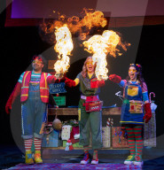 Maddie Moate's very curious Christmas created and written by Maddie Moate at the Apollo Theatre, London, UK.