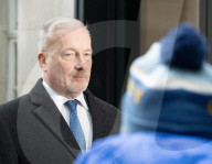 Guests depart for Sunday with Laura Kuenssberg at the BBC, London, UK.