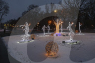 Christmas lights in Kharkiv