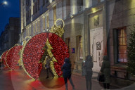 Christmas lights in Kharkiv