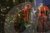 Christmas lights in Kharkiv