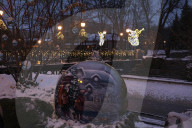 Christmas lights in Kharkiv