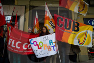 Presidio di protesta contro la gestione dell'Istituto Colombatto