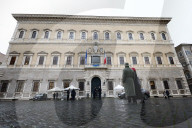 Inaugurazione della facciata di Palazzo Farnese  