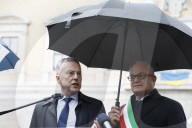 Inaugurazione della facciata di Palazzo Farnese  