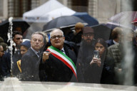 Inaugurazione della facciata di Palazzo Farnese  