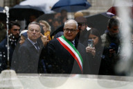 Inaugurazione della facciata di Palazzo Farnese  