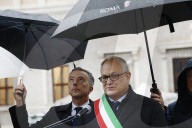 Inaugurazione della facciata di Palazzo Farnese  