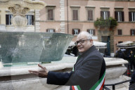Inaugurazione della facciata di Palazzo Farnese  