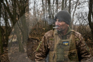 Ukraine troops on front lines