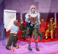 JW3's Goldie Frocks and the Bear Mitzvah by Nick Cassenbaum at the JW3 centre, London, UK