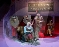 JW3's Goldie Frocks and the Bear Mitzvah by Nick Cassenbaum at the JW3 centre, London, UK