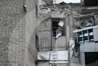 Russian missile attack on Zaporizhzhia