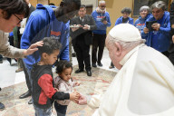 Papa Francesco riceve la Delegazione della Onlus Resq People Saving People